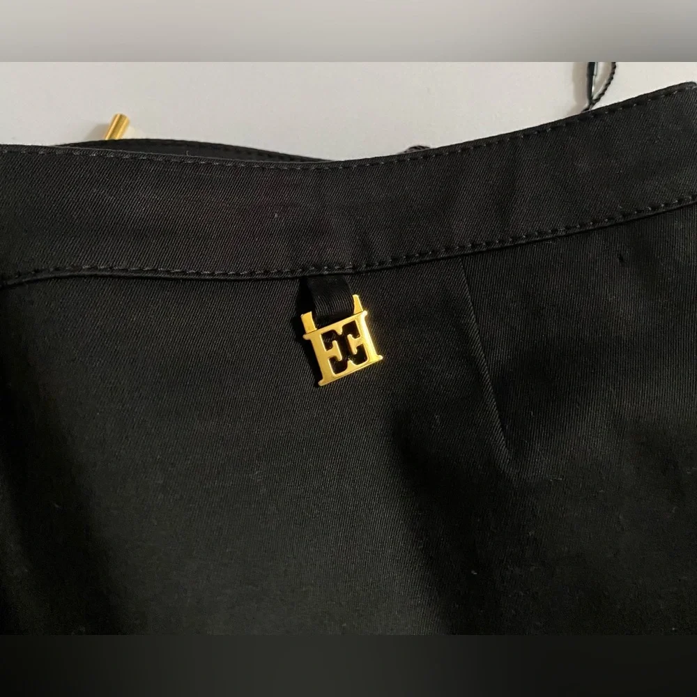 ESCADA Escada Skirt Black Pencil Cotton Skirt NWOT size Large size 44 - Picture 6 of 15